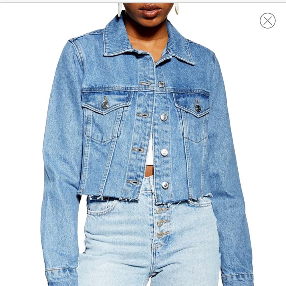 Topshop Tilda Hack Denim Jacket